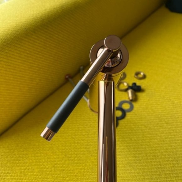 Waterworks Universal Modern One Hole High Profile Kitchen Faucet Copper Finish - Picture 12 of 16